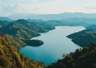 Serene Mountain Lake