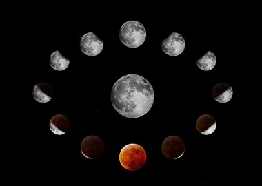 Lunar Eclipse Phases