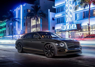 Black Bentley Continental GT