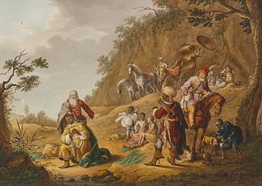 The baptism of the chamberlain of the Ethiopian Queen Kandake Amanitore