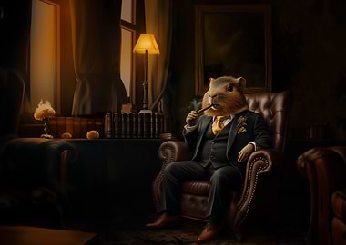 Guinea Pig Gentleman on the Wallstreet