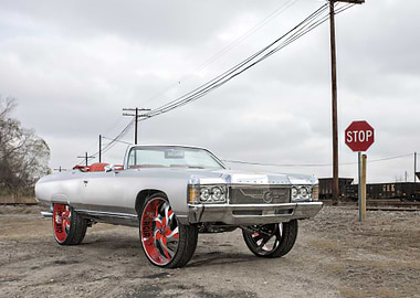 Custom Silver Convertible