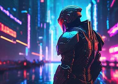 Cyberpunk Knight