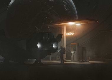 Spacecraft at Firefly Gas Station