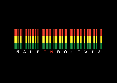 Bolivia Barcode Flag