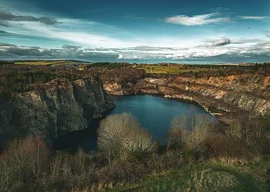Lake in a Quarry