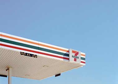Gas Station at Midday