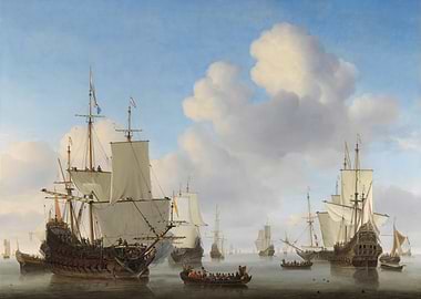 Dutch Ships at Sea