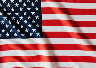 American Flag Close-Up