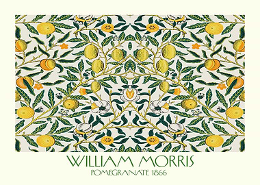 William Morris Pomegranate Fruit