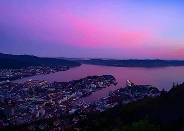 bergen at Dusk