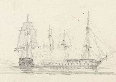 Naval Battle Sketch