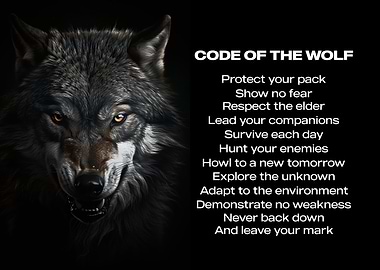 Wolf Code Poster