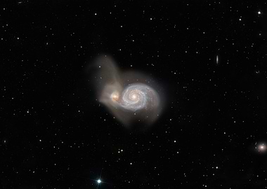 Spiral Galaxy in Deep Space