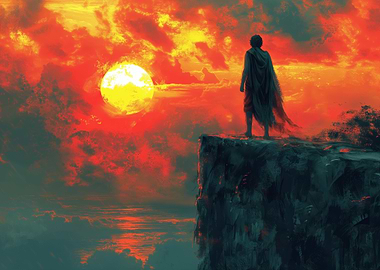 Silhouette at Sunset