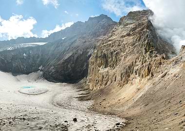 Volcanic Crater Landscape