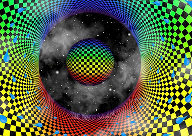 'Rainbow Drops Wormhole'