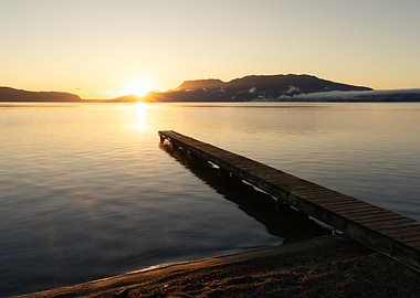 Sunrise Lake Dock
