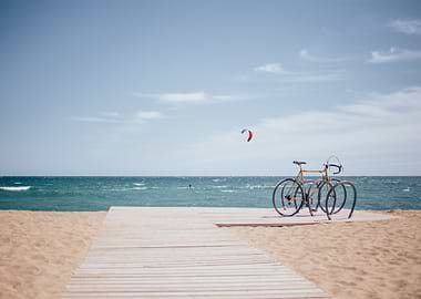 Beach Bike and Kite Life