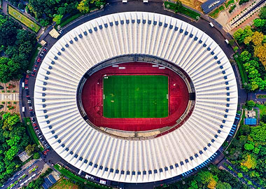 Aerial View of Stadium