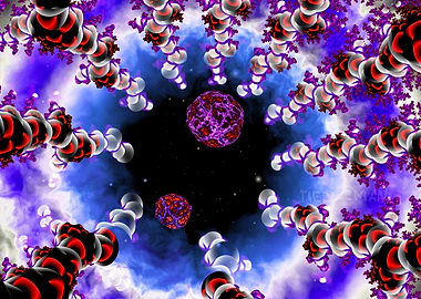 'Spore' Abstract Space Fractal