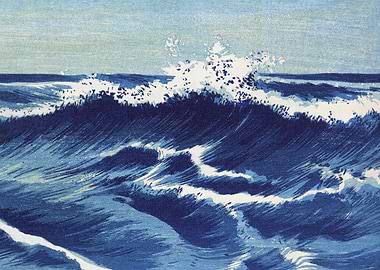 Blue Ocean Waves