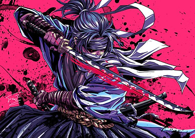Blind Samurai Warrior