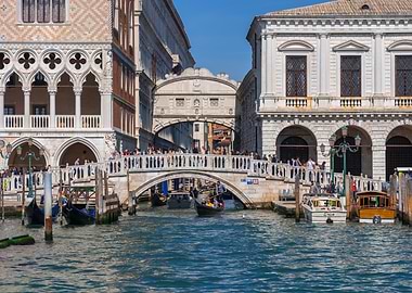 Bridge Of Sighs In Venice