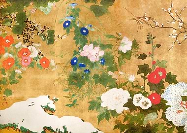 Japanese Floral Painting