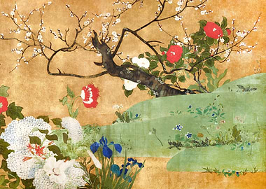 Japanese Floral Painting