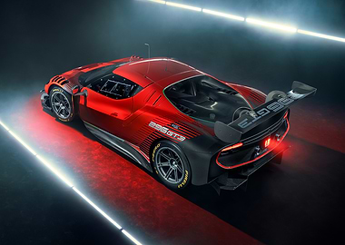 Ferrari 296 GT3 Race Car