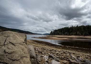Lake Drought Landscape