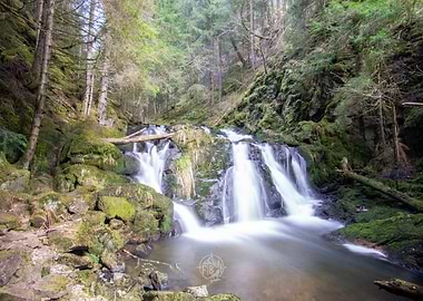 Waterfall in the Blackforest