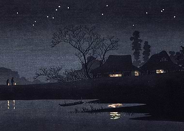 Japanese Night Scene