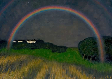 Rainbow Landscape Franz von Stuck
