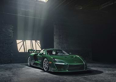 Green McLaren Senna