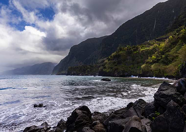 Coastal Cliffs and Ocean, Madeira