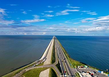 Aerial View of Coastal Highway