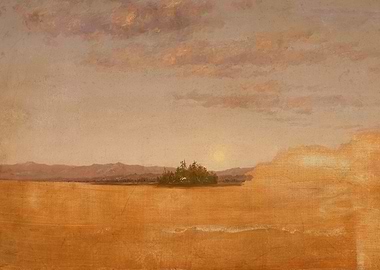 Sunset Landscape Painting