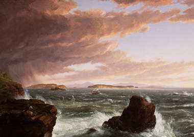 Seascape with Storm Clouds