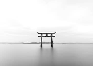 Torii Gate in Still Water
