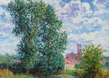 Effet de soleil par temps d’orage, Larchant (1908) Francis Picabia