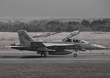 F/A-18 Hornet on Runway