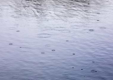 Raindrops on Water