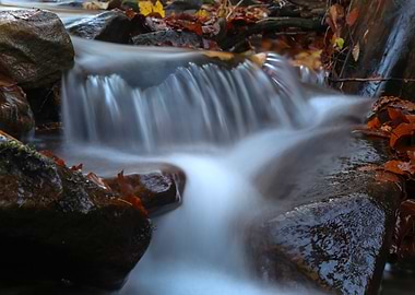Waterfall in Autumn