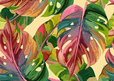 Tropical Leaf Pattern