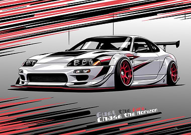 Tuned Supra Automotive Art