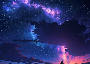 Galaxy Night Sky