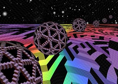 'Continuum' Fractal art inspired by Escher