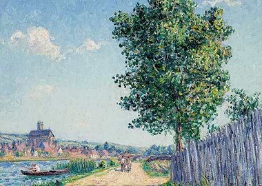 Le peuplier, effet de soleil, Villeneuve-sur-Yonne (1906) Francis Picabia